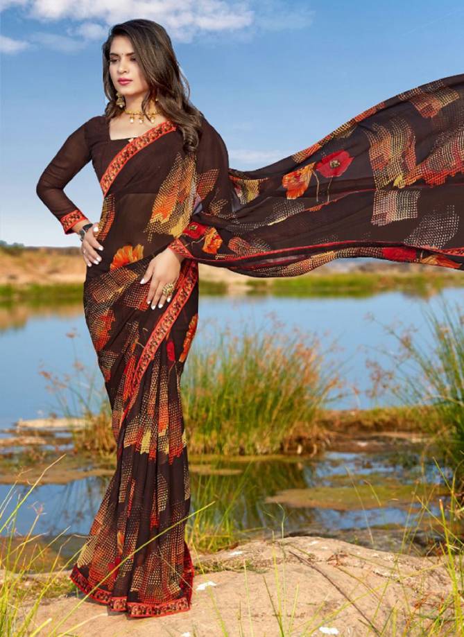 Radha Rani Printed Sarees with Beautiful Exclusive Border 
